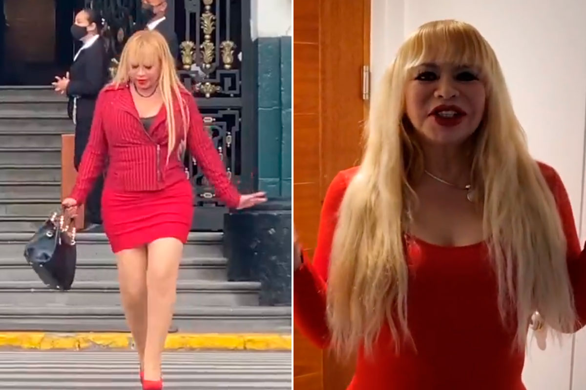 Susy Díaz es ovacionada a su salida del Congreso y le gritan: “Ministra” -  Infobae