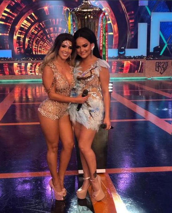 Yahaira Plasencia y Daniela Darcourt cantando juntas en 'Esto es Guerra'.