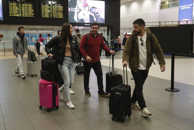 El flujo de personas fue ligero debido al cierre del aeropuerto. Foto: Jesús Saucedo