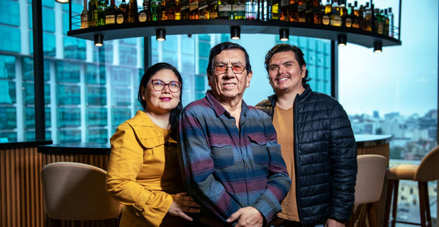 Herederos de la cumbia amazónica: Mónica, Jorge y Jorge Luis Rodríguez. (Foto: Joel Alonzo/GEC)