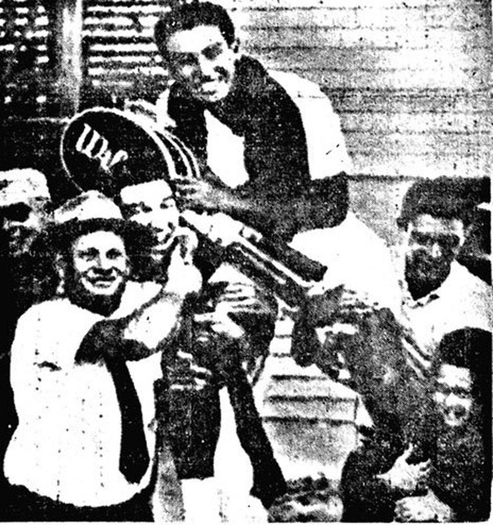 Mi arma secreta es la fe en mí mismo, dijo Alejandro Olmedo en una entrevista telefónica a El Comercio luego de consagrarse campeón de Wimbledon en 1959. (Foto: Archivo Histórico El Comercio)
