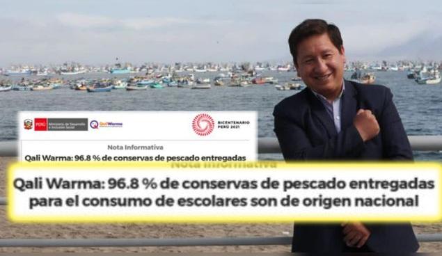 Qaliwarma responde a Guido Bellido y expone su desconocimiento sobre procedencia de alimentos
