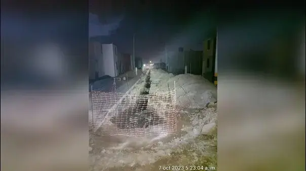 Vecinos esperan que situación mejore y puedan tener todos agua y desagüe.  