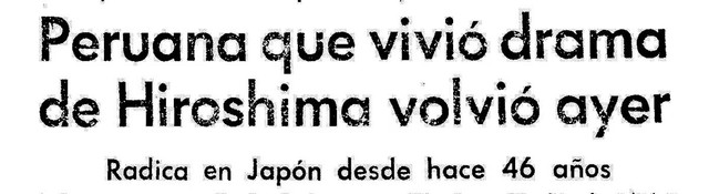 El Comercio entrevistó a la señora Olayo de Matsuraki en el mismo aeropuerto Jorge Chávez. (Foto: Archivo Histórico de El Comercio)  