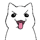 Cat Tongue Shake Cat Meme Sticker - Cat tongue shake Cat meme ...