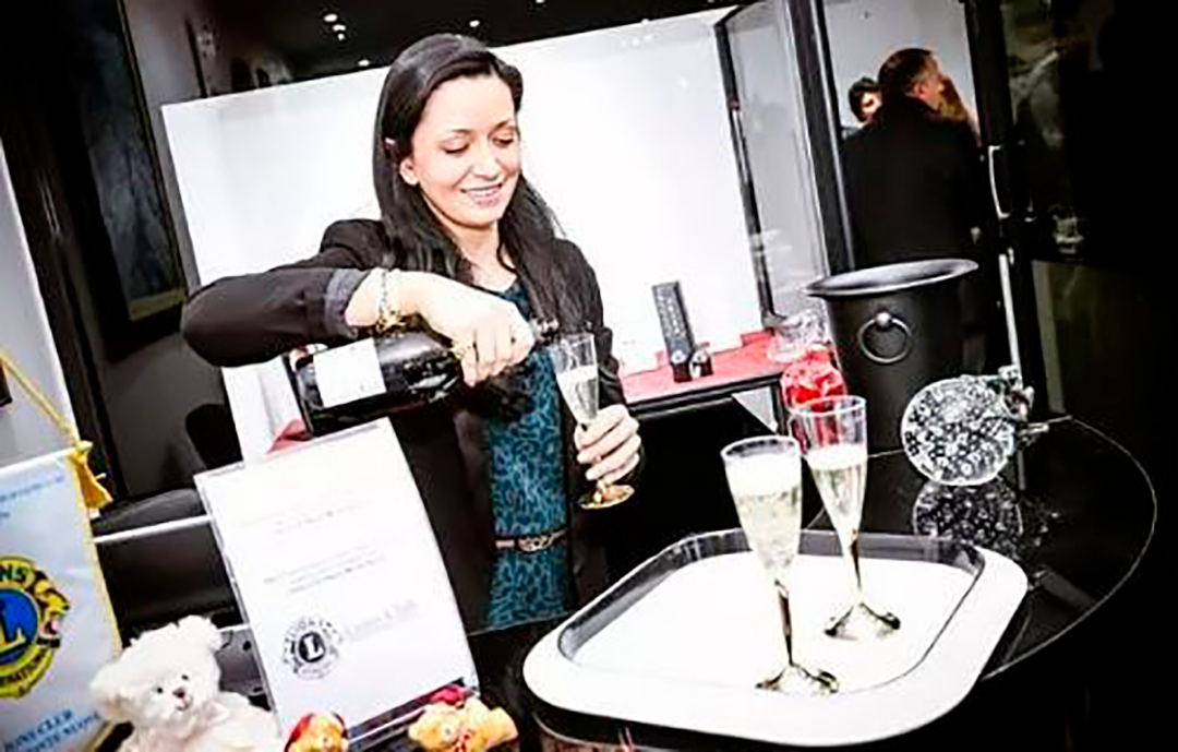María Adela en la inauguración de la Serein Concept Store el 11 de febrero de 2016 