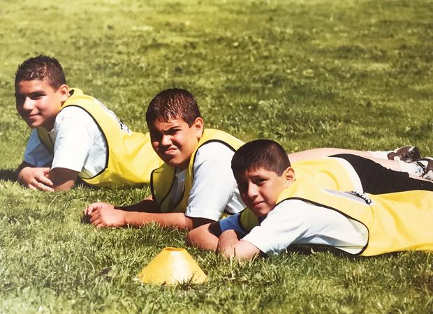 En el centro de entrenamiento de la Juventus, Turín.