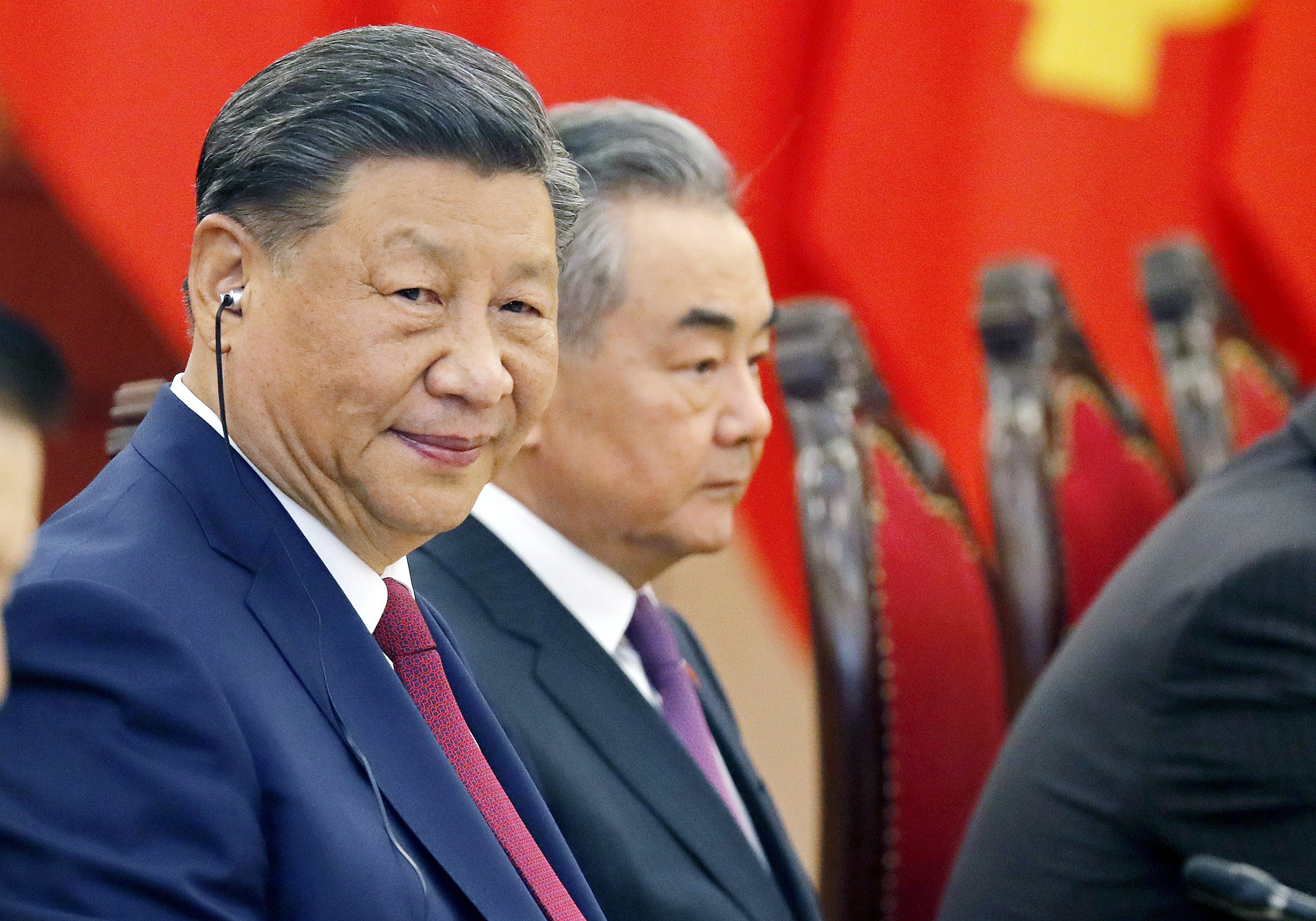Xi Jinping durante su visita a Hanoi.