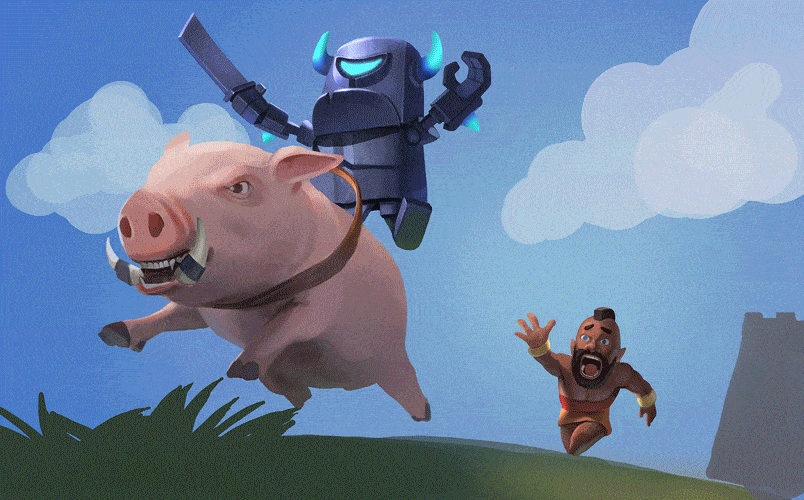 Hog Rider GIFs | GIFDB.com