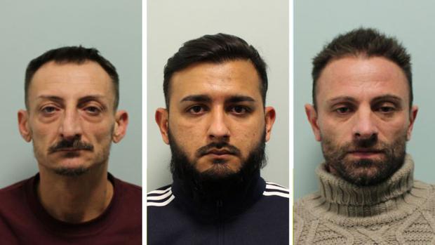 Alessandro Maltese, Jugoslav Jovanovic y Alessandro Donati fueron extraditados a Reino Unido. (MET POLICE).
