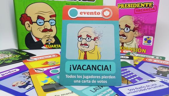 Vacancia es la expansión del juego de mesa Presidente, que Javier Zapata presentó en el año 2001. Diversos tópicos han sido actualizados a la coyuntura. (Foto: Malabares).