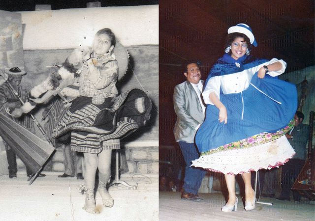 El baile es otra de sus pasiones. A los 11 años como Cápac Tika y ya bajo su propio nombre  en el Coliseo Nacional.