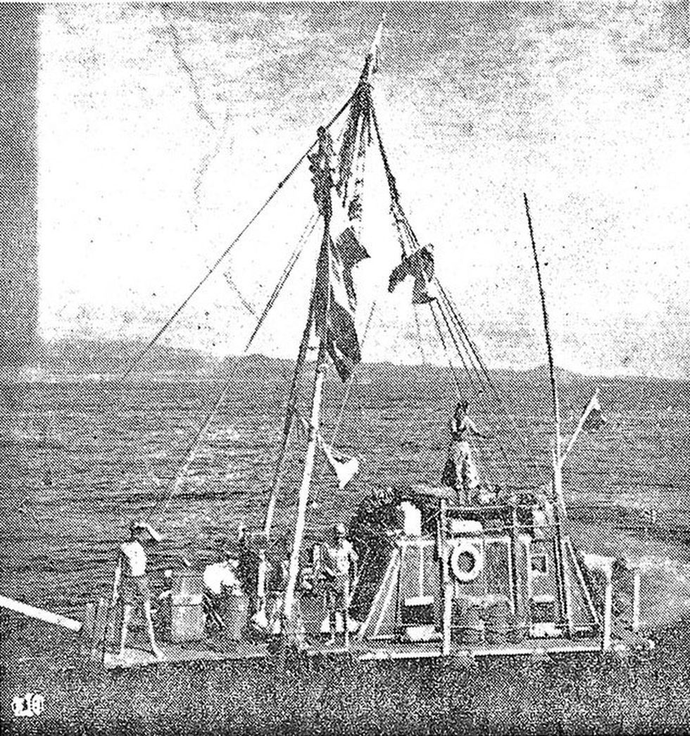 El 2 de marzo de 1956, 'La Cantuta' fue alcanzada por el buque norteamericano 'Rehoboth' luego de permanecer incomunicados durante varios días. (Foto: Archivo Histórico El Comercio) 